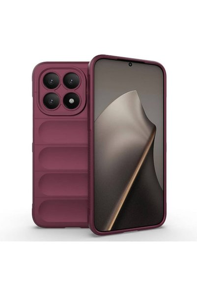 Techsuit Μαγική Πίσω Θήκη Σιλικόνης Μπορντό (Xiaomi 15T)