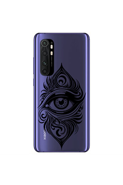 Other Xiaomi Mi Note 10 Lite Eye patterned drawing Transparent Silicone TPU Θήκη