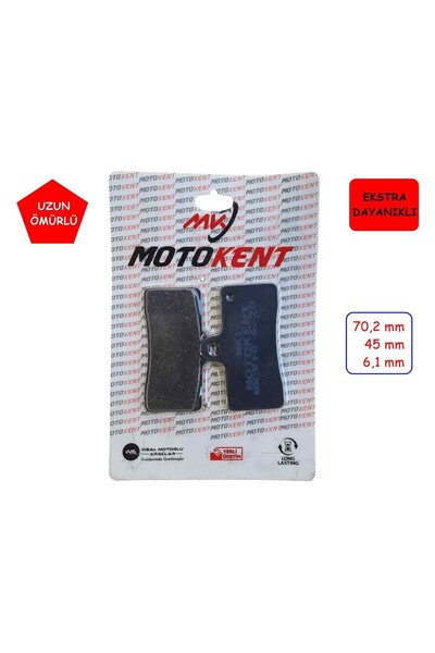 SEVGENT Rks R250 Ön Fren Disk Balatası Mtk Mk910