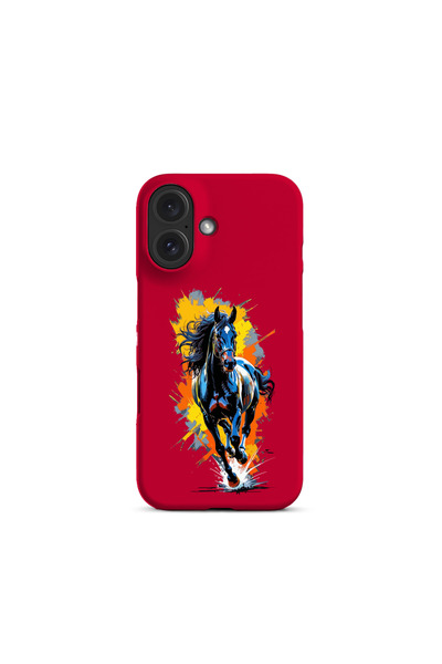 KaffCase iPhone 17 Compatible Wild Spirit Horse Design Phone Case