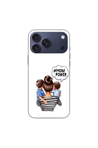 OEM Husa compatibila cu Apple iPhone 17 Pro Max Silicon Gel Tpu Model Mom of ...