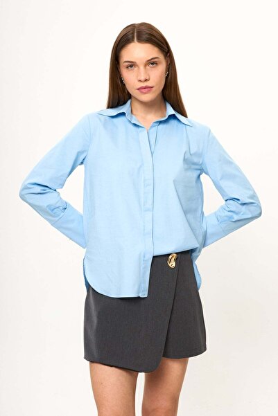 TIFFANY&TOMATO Oversize Poplin Gömlek