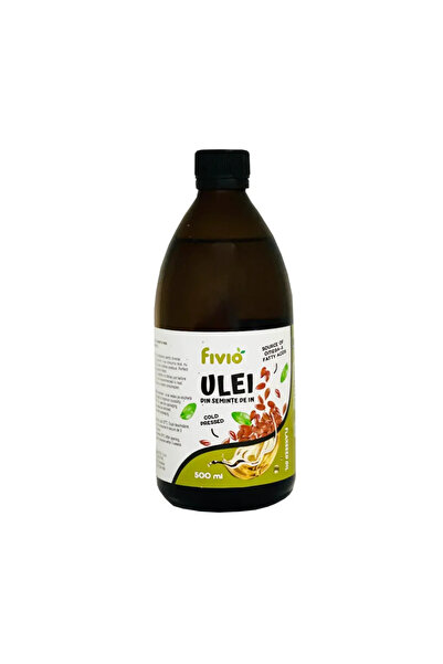 Fivio Ulei de semințe de in presat la rece 500 ml