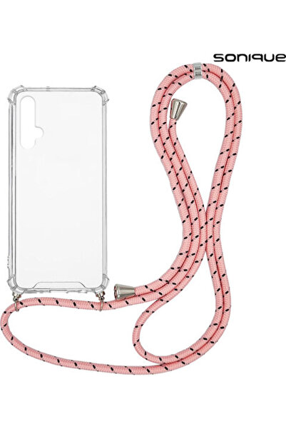 Other Sonique Rainbow Πίσω Θήκη Σιλικόνης με Λουράκι Διαφανής (Huawei Nova 5T...