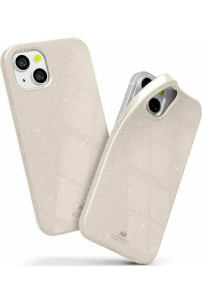 Mercury Θήκη Πλάτης Σιλικόνης Τζέλι Χρυσή (iPhone 13 mini) Κωδικός: 33187