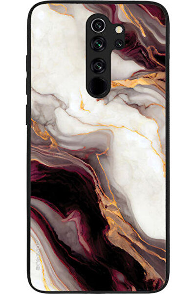 Other Θήκη Sonique Σειράς Marble για Xiaomi Redmi Note 8 Pro Μπορντό