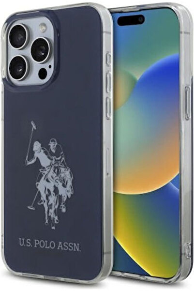 U.S. Polo Assn. Γυαλιστερή Πίσω Θήκη με Μεγάλο Λογότυπο, από Πλαστικό / Σιλικ...
