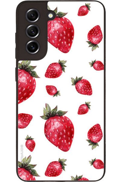 Other Θήκη Sonique Σειράς Φρούτων για Samsung Galaxy S21 FE - Φράουλα 01