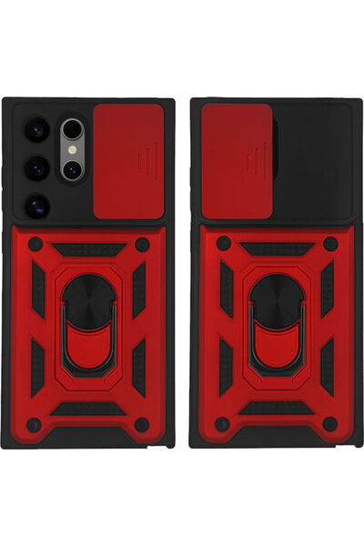 Other Θήκη Ring Armor Campro Sonique για Samsung Galaxy S24 Ultra Κόκκινο