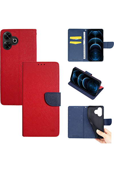 Other Sonique Trend Θήκη Πορτοφόλι για Xiaomi Redmi 13 4G Poco M6 4G Σκούρο Κ...