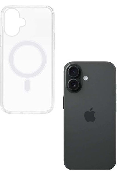 Other Magnetic Magcase Sonique Case for Apple iPhone 16 Plus Transparent