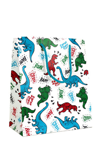 OEM Pungi cadou DREAM BIG DINO L 240 x 100 x 335 mm ROTOLUX