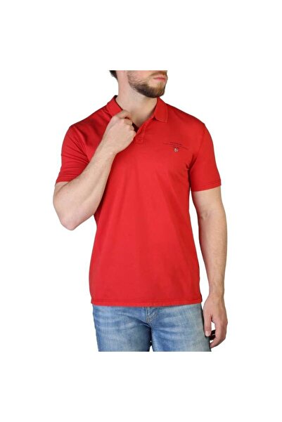 Napapijri Elli Ανδρικό T-shirt Polo NP0A4E2L R47 Κόκκινο - 2XL