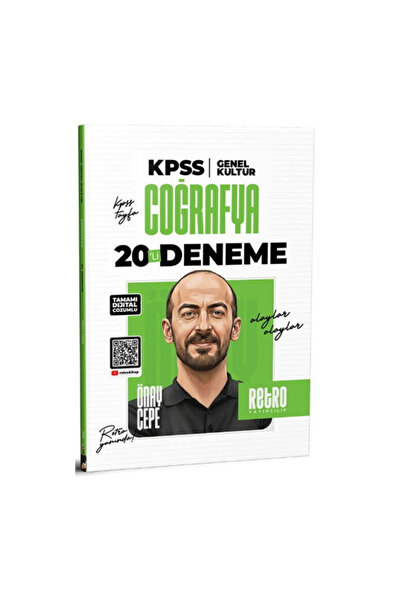 Aromat Yayınları 2026 Retro Yayıncılık KPSS Coğrafya Genel Kültür 20 li Deneme