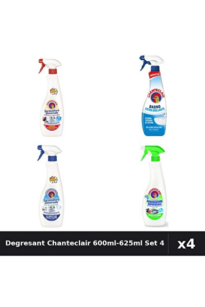 Chanteclair Set 4 Degresant Universal 600ml-625ml - Marsilia, Lamaie, Bicarbo...