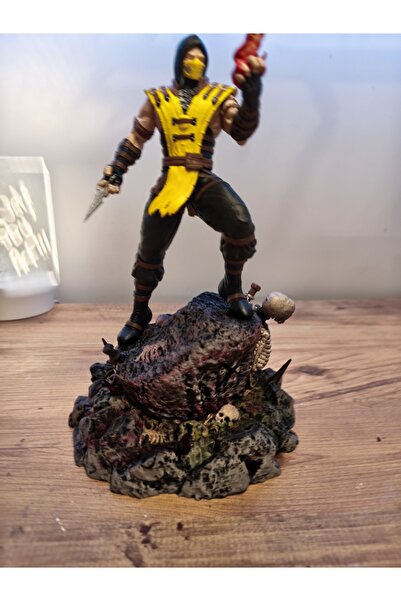 Pilovestik Scorpion Figür - Mortal Kombat - 25 cm 16K Reçine Baskı Özel Tasarım