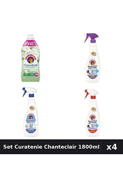 Chanteclair Set 4 Degresant Universal și Balsam Rufe 1800ml - Bicarbonat, Mar...