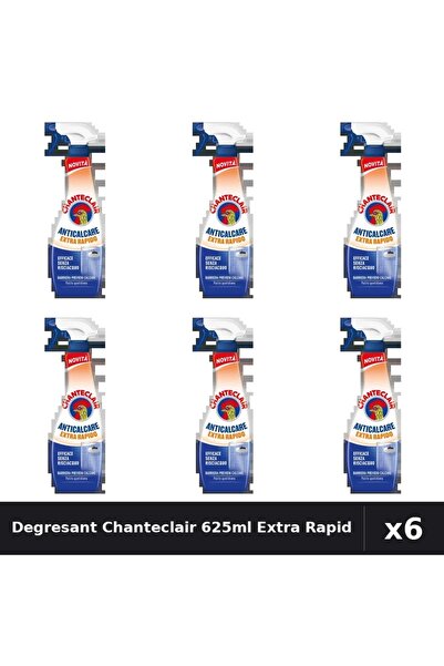 Chanteclair Set 6 Degresant Universal 625ml Extra Rapid - Anticalcar, Curatenie
