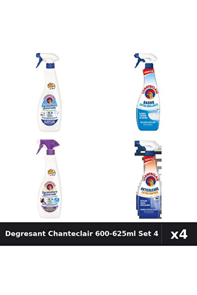 Chanteclair Set 4 Degresant Universal și Anticalcar 600-625ml - Bicarbonat, M...