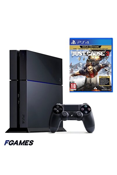 Sony Consola Playstation 4 Ps4 500gb + Controller + Just Cause 3 Gold Edition...