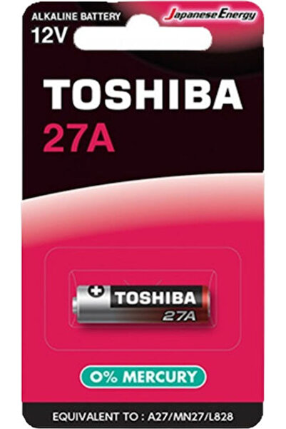 Toshiba Αλκαλική Μπαταρία A27 12V 1 τεμάχιο Κωδικός: 114031