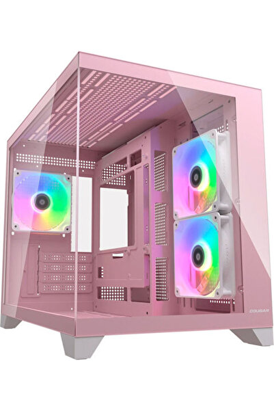 Cougar FV150 MINI Gaming Μίνι Θήκη Υπολογιστή Πύργου με Πλαϊνό Παράθυρο Ροζ