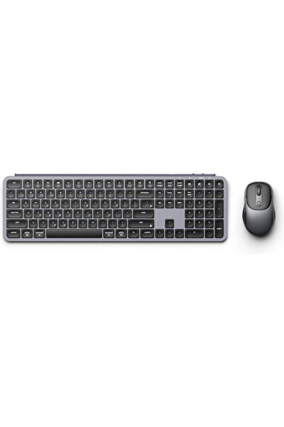 Keychron B6 Pro Combo KCBD4-GR Ασύρματο Σετ Πληκτρολογίου και Ποντικιού Bluet...