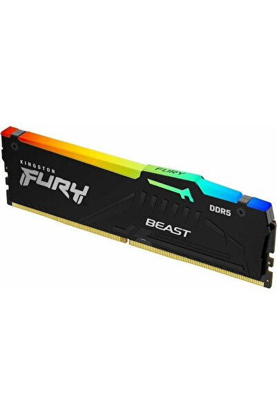 Kingston Fury Beast RGB DDR5 με μονάδα 1x16GB και ταχύτητα 6400 για επιτραπέζ...