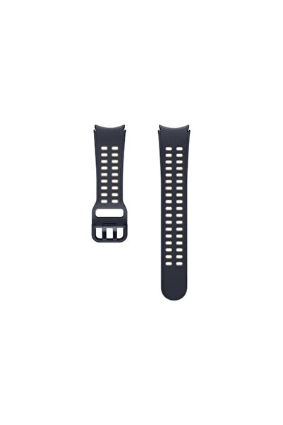 Samsung Λουράκι Σιλικόνης Γραφίτη/Τιτανίου (Galaxy Watch4/5/6/7/FE/4 Classic/...
