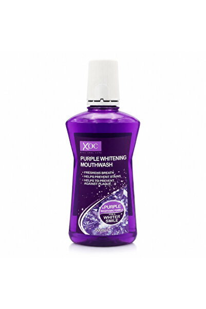 Xoc XOC® Purple Whitening Mouthwash for Teeth Whitening and Fresh Breath, 500 ml