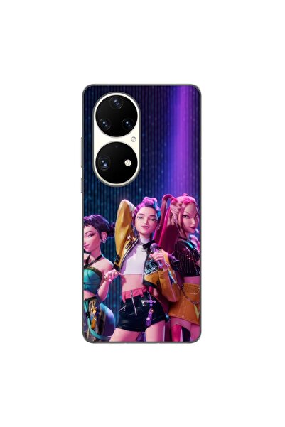 OEM Husa compatibila cu Huawei P50 Pro Silicon Gel Tpu Model KPop Demon Hunte...