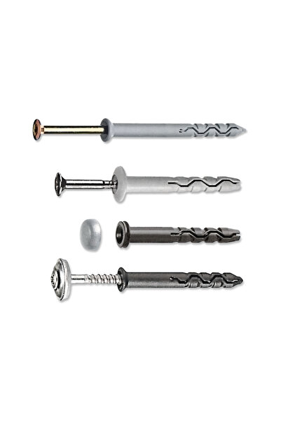 ranit Set 25 x Fixare Spitz Diblu Guler Marit 6x35, Surub, Saiba Cauciucata R...