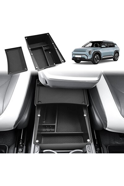 GAFAT Compatibil cu Kia EV3 Earth GT Line 2025 2026, Cutie de depozitare pent...