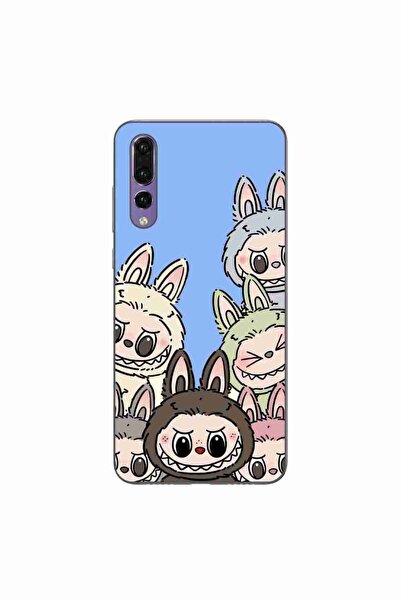 OEM Husa compatibila cu Huawei P20 Pro Silicon Gel Tpu Model Labubu Pattern Blue