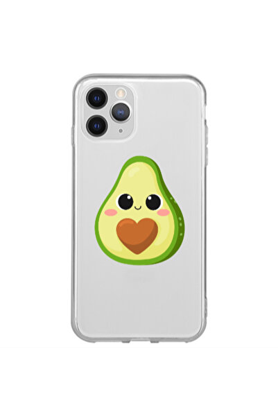 Other Apple iPhone 11 Pro Max Baby avocado Transparent Silicone TPU Θήκη