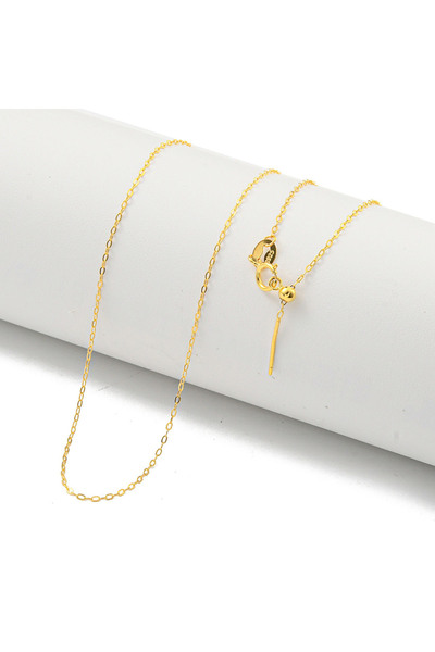 OEM Colier din argint 925 cu lanț clasic, placat cu aur 18K