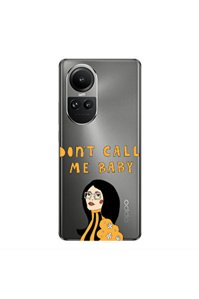 Other Oppo Reno10 5G Call me baby Transparent Silicone TPU Θήκη