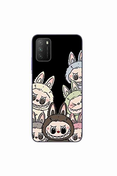 OEM Θήκη συμβατή με Xiaomi Poco M3, από σιλικόνη gel TPU, με σχέδιο Labubu, μ...