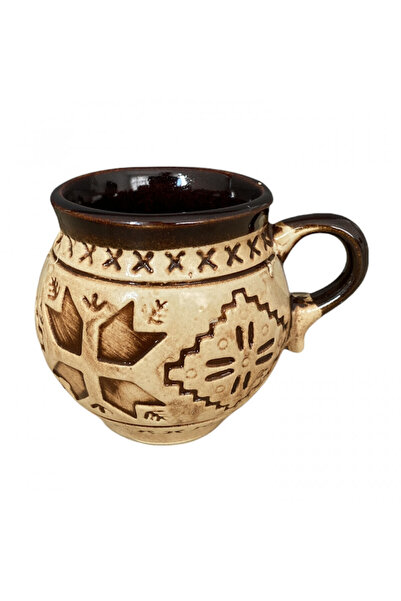 OEM Ceramic mug with traditional motifs, 180ml