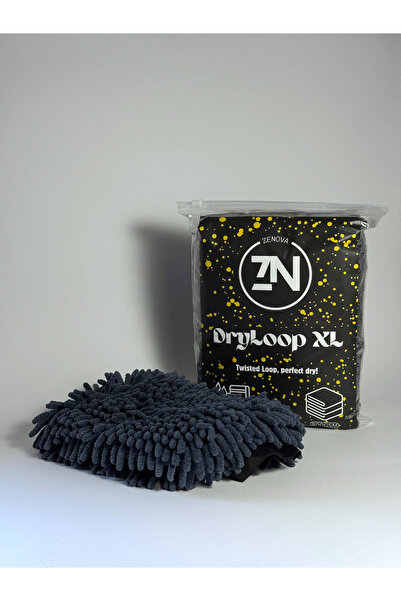 Zenova Set Spălare și Uscare Auto – Mănușă + Prosop Microfibră XL