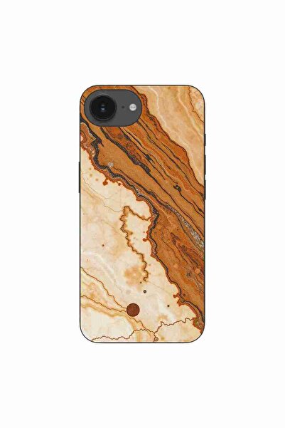 OEM Husa compatibila cu Apple iPhone 16e Silicon Gel Tpu Model Caramel Marble...