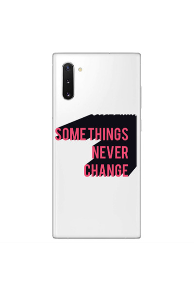 Other Samsung Note 10 Plus Somethings Never Change Transparent Silicone TPU Θήκη