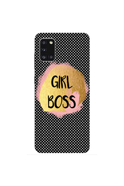 Other Samsung A31 Girl boss make up Transparent Silicone TPU Θήκη