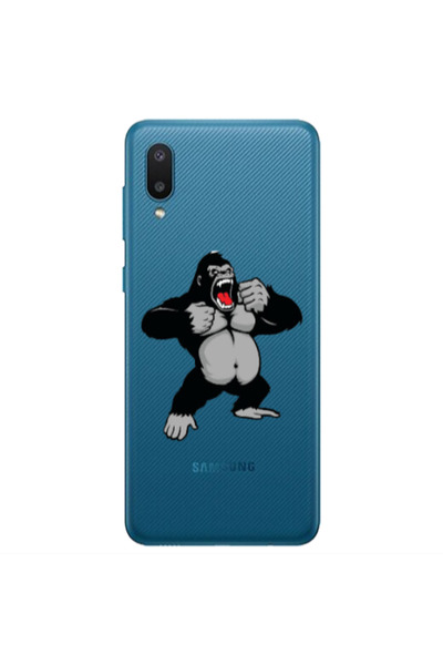 Other Samsung A02 Angry Gorilla2 Transparent Silicone TPU Θήκη