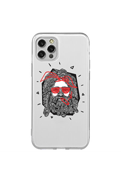 Other Apple iPhone 12 Pro Cool glasses Transparent Silicone TPU Θήκη