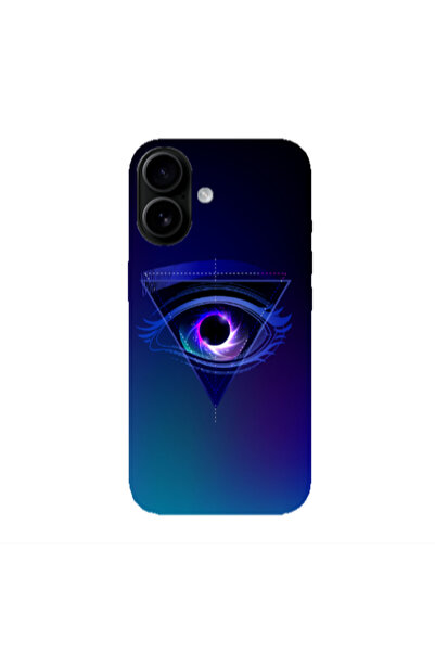 Other Apple Iphone 16 plus Triangular blue eye Transparent Silicone TPU Θήκη
