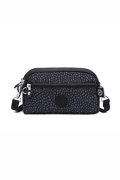 SMART BAGS Mala vodootporna torba za telefon i poruke od naborane tkanine, cr...