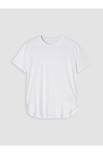 LC Waikiki Nevavm Oversize Modal Blended Women's Sports T-Shirt with Difference