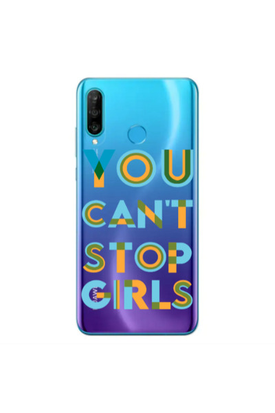 Other Huawei P30 Lite You Cant Stop Girls Transparent Silicone TPU Θήκη