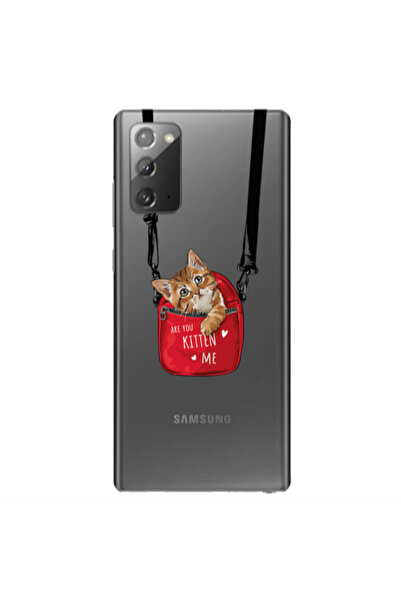 Other Samsung Note 20 Kitten Me Transparent Silicone TPU Θήκη